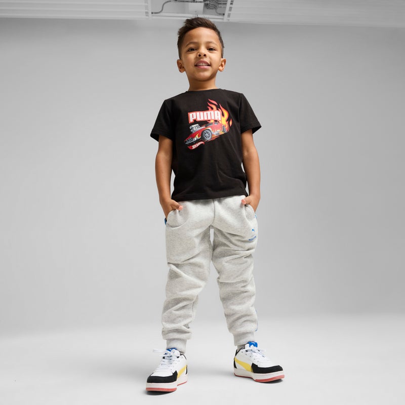 PUMA x HOT WHEELS Graphic Kids Boys Black T-Shirt - Image 3